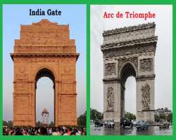 It resembles the Arc de Triomphe in Paris.